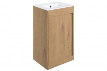 EPS PENRITH 510MM FLOOR STANDING UNIT INC. BASIN - SEVILLE OAK