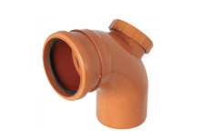 FLOPLAST 110MM ACCESS BEND 92.5DEG S/SOCKET 1/10 D169