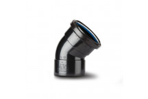 TUPLING 82MM X 135 DEGREE DOUBLE SOCKET OFFSET BEND BLACK