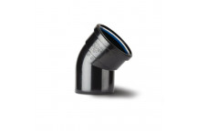 TUPLING 82MM X 135 DEGREE SINGLE SOCKET BEND BLACK