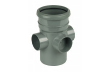 FLOPLAST 110MM GREY BOSS PIPE-S/SW SP582G