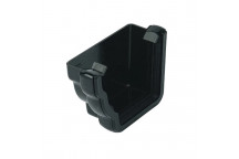 FLOPLAST NIAGARA OGEE EXTERNAL STOPEND LH BLACK FLOREN1B