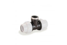 PLASSON 90 TEE WITH FEMALE THREADED OFFTAKE 25mm X 3/4\" 71402575