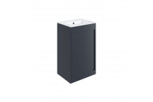 EPS PENRITH 510MM FLOOR STANDING UNIT INC. BASIN - MATT INDIGO BLUE