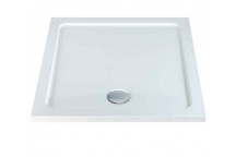 RELION 700 X 700 ABS STONE RESIN TRAY WHITE