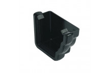 FLOPLAST NIAGARA OGEE EXTERNAL STOPEND RH BLACK FLOREN2B