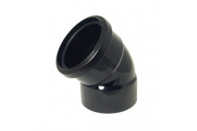 FLOPLAST 110MM BLACK OFFSET BEND - TOP SP440B