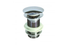 NEW RELION LUX MUSHROOM BASIN WASTE CLICKER TYPE UNSLOTTED (BRASS) UNS