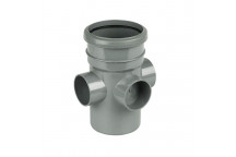 FLOPLAST 110MM GREY BOSS PIPE-S&S SP581G