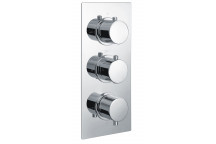 RELION AIRA ROUND CONCEALED THERMOSTATIC TRIPLE SHOWER VALVE 3 OUTLET