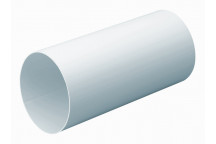 100MM ROUND RIGID PIPE 2 METRE EASIPIPE WHITE
