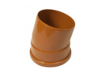 FLOPLAST 110MM X 15* U/G BEND-S&S D167