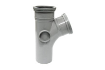 FLOPLAST 110MM GREY 112.5* BRANCH SP200G