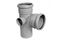FLOPLAST 110MM GREY 92.5* BRANCH SP190G