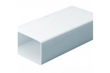 FLAT CHANNEL SYSTEM 100 1 METRE WHITE