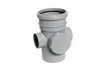 FLOPLAST 110MM GREY ACCESS PIPE-S&S SP274G