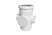 FLOPLAST 110MM WHITE ACCESSPIPE-S&S SP274W