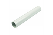FLOPLAST 40MM WHITE ABS WASTE PIPE 3M LENGTH WS02W