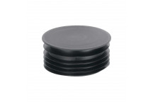 MCALPINE BLACK DRAIN BLANK PLUG DC4-BL