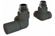 EASTBROOK CORNER RADIATOR VALVES (PAIR) MATT ANTHRACITE