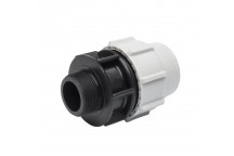 PLASSON MALE ADAPTOR BSP THREAD 32mm x 3/4\" 70203275