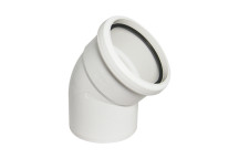 FLOPLAST 110MM WHITE 135* BEND-S&S SP163W