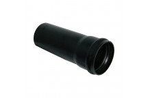 FLOPLAST 110MM BLACK SOIL PIPESOCKETED 4M SP4B