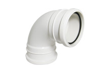 FLOPLAST 110MM WHITE 92.5* BEND-DS SP561W