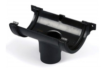 BRETT 112MM CAST IRON STYLE GUTTER RUNNING OUTLET BR045CI