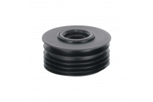 MCALPINE BLACK DRAIN CONNECTOR 4\" X11/2\" & 11/4\" DC2-BL CENTRE OUTLET