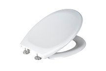 RELION DUROPLAST COSENZA SLOW CLOSE TOP FIX TOILET SEAT WHITE