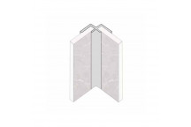 FIBO PROFILES ALUMINIUM INTERNAL PROFILE 2.4M LONG