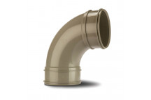 TUPLINGS 82MM 92.5 DEGREE SOIL BEND GREY 2 SOCKETS