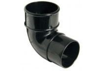 FLOPLAST 68MM BLACK 90* BEND RB1B