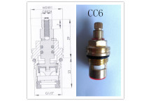 CERAMIC TAP CARTRIDGE VALVE ASSEMBLY CC6 (PAIR)
