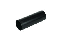 FLOPLAST 68MM RP4 ROUND DOWNPIPE - 4M BLACK RP4B