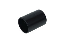 FLOPLAST 40MM BLACK ABS STR.COUPLING WS08B