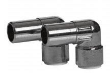 RELION 15MM X 10MM PUSHFIT RADIATOR ELBOW BEND CHROME PAIR