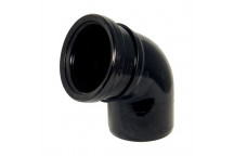 FLOPLAST 110MM BLACK 112.5*BEND-S&S SP162B