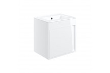 EPS PENRITH 510MM WALL HUNG UNIT INC. BASIN - WHITE GLOSS