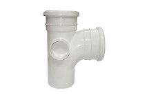 FLOPLAST 110MM WHITE 92.5* BRANCH SP190W