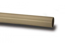 TUPLINGS 82MM X 3M SOLVENT PLAIN SOIL PIPE GREY