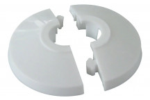 FM PIPE COLLAR 28MM WHITE