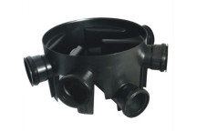 FLOPLAST 270MM INSPECTION CHAMBER BASE  5X110 INLETS D910