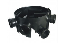 FLOPLAST 270MM INSPECTION CHAMBER BASE  5X110 INLETS D910