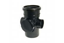 FLOPLAST 110MM BLACK ACCESSPIPE-S&S SP274B
