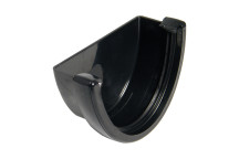 FLOPLAST 115MM REH1 HICAP EXTERNAL STOPEND BLACK REH1B