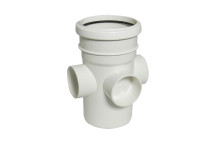 FLOPLAST 110MM WHITE BOSS PIPE-S&S SP581W