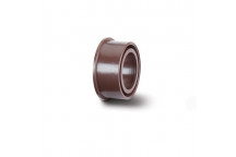 TUPLINGS 32MM SOIL SOLVENT BOSS ADAPTOR BROWN