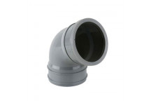 BRETT MARTIN 112.5  X 110MM SINGLE SOCKET TOP OFFSET SOLVENT BEND GREY